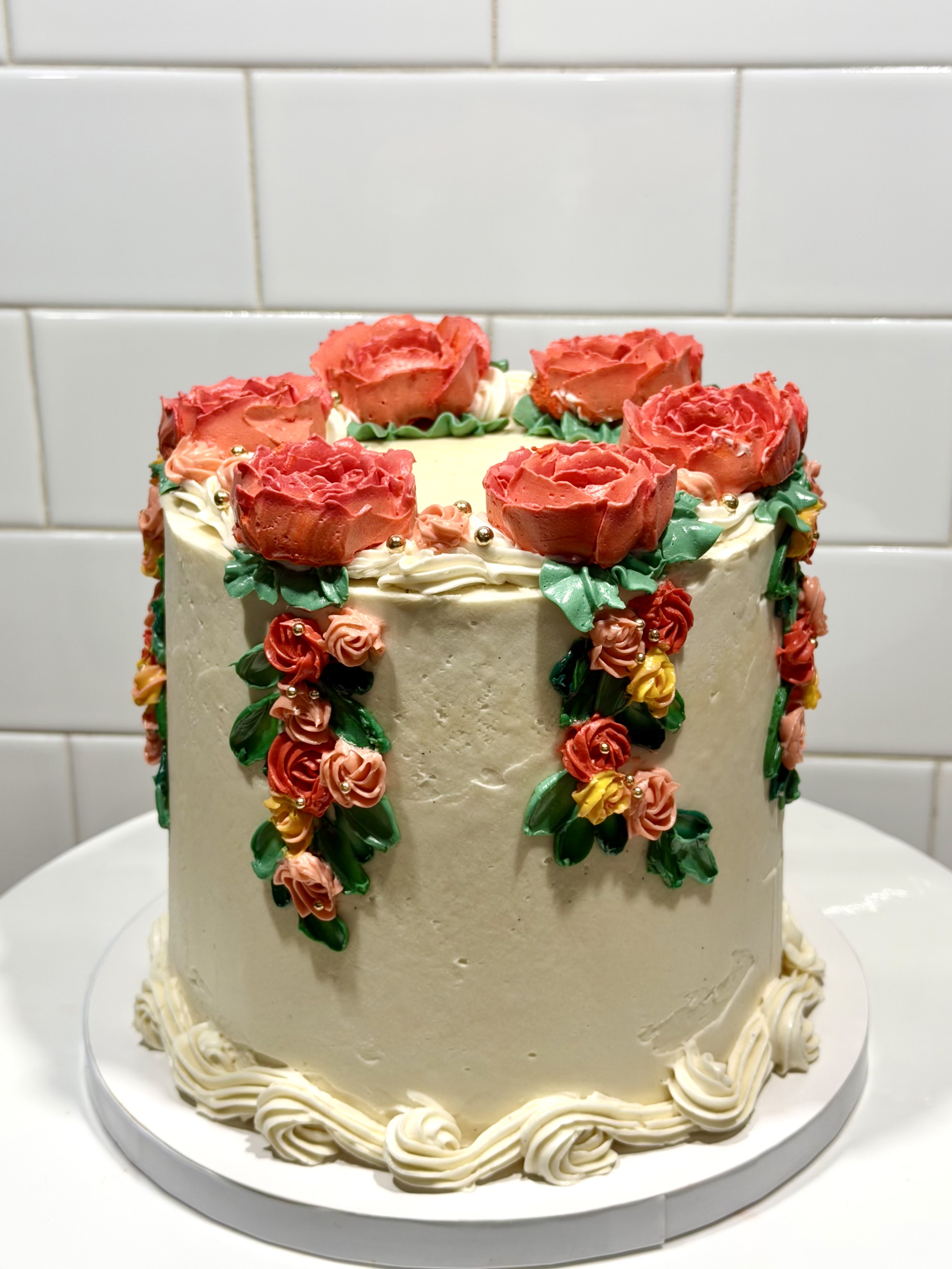 Floral Garden Cake